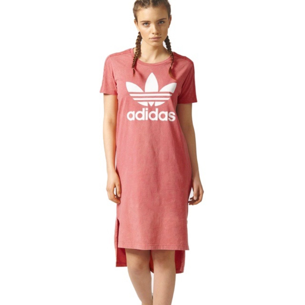 Adidas Tee Dress Coral